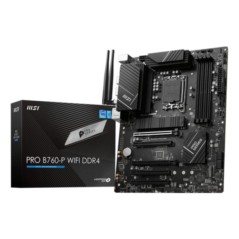 MSI PRO B760-P WIFI DDR4 carte mère LGA 1700 ATX