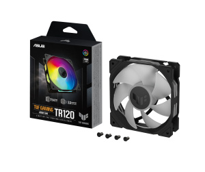 ASUS TUF Gaming TR120 ARGB Fan - Single Pack Boitier PC Ventilateur 12 cm Noir