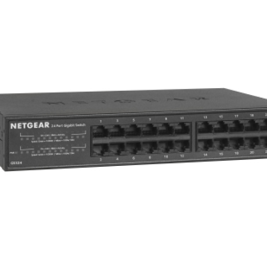 NETGEAR GS324 Non-géré Gigabit Ethernet (10/100/1000) Noir