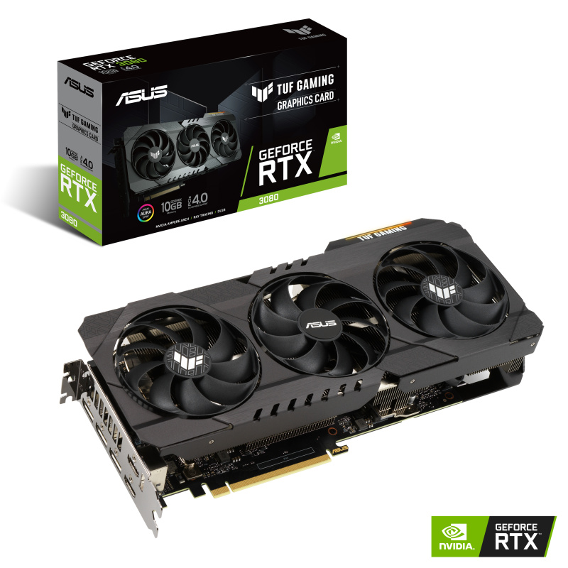 ASUS TUF Gaming TUF-RTX3080-10G-GAMING NVIDIA GeForce RTX 3080 10 Go GDDR6X