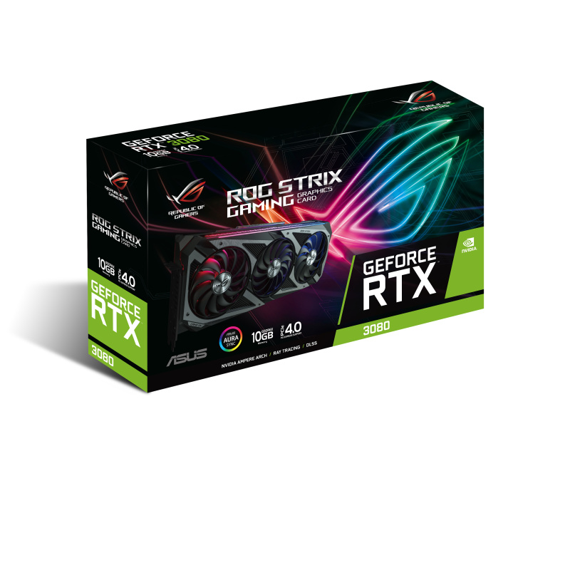 ASUS ROG -STRIX-RTX3080-10G-GAMING NVIDIA GeForce RTX 3080 10 Go GDDR6X