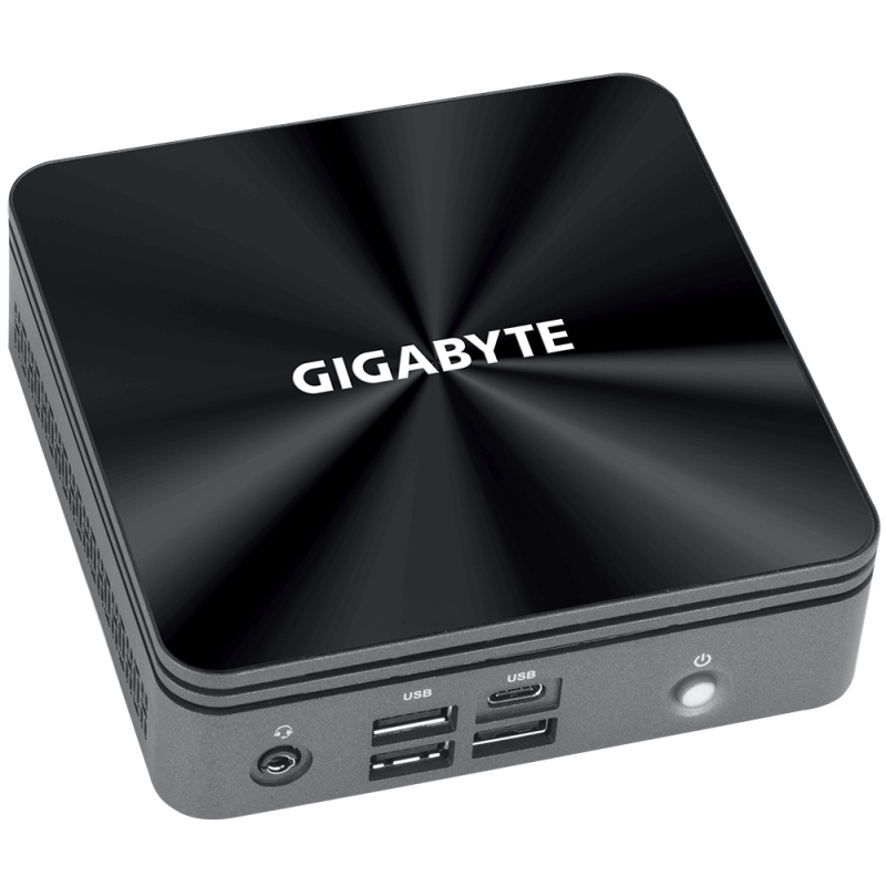 Gigabyte GB-BRI7-10710 barebone PC/ poste de travail Noir BGA 1528 i7-10710U 1,1 GHz
