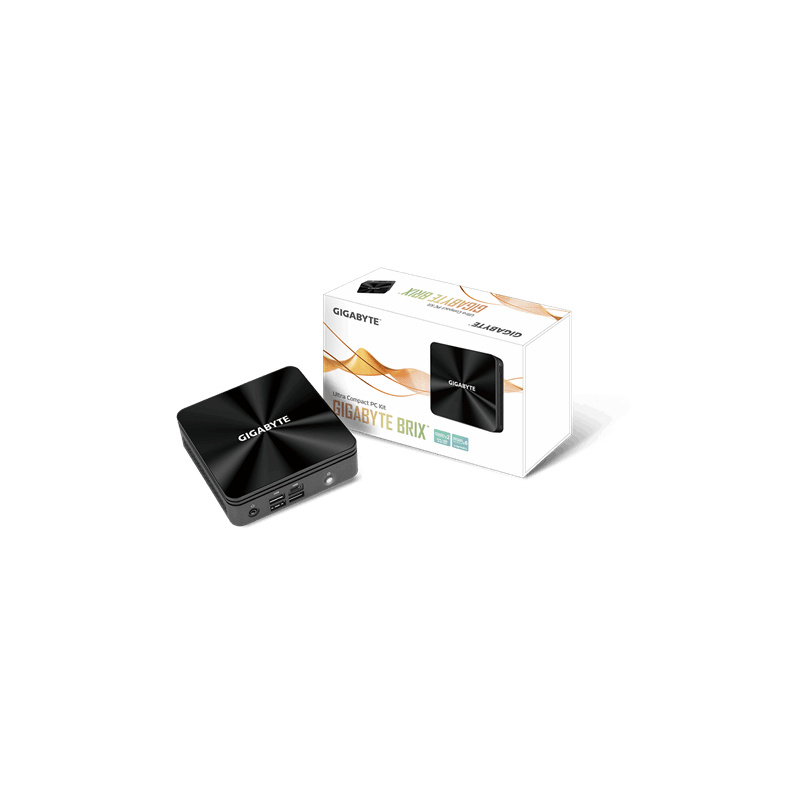 Gigabyte GB-BRI7-10710 barebone PC/ poste de travail Noir BGA 1528 i7-10710U 1,1 GHz