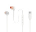 JBL Tune 310C Casque Avec fil Ecouteurs Appels/Musique USB Type-C Blanc