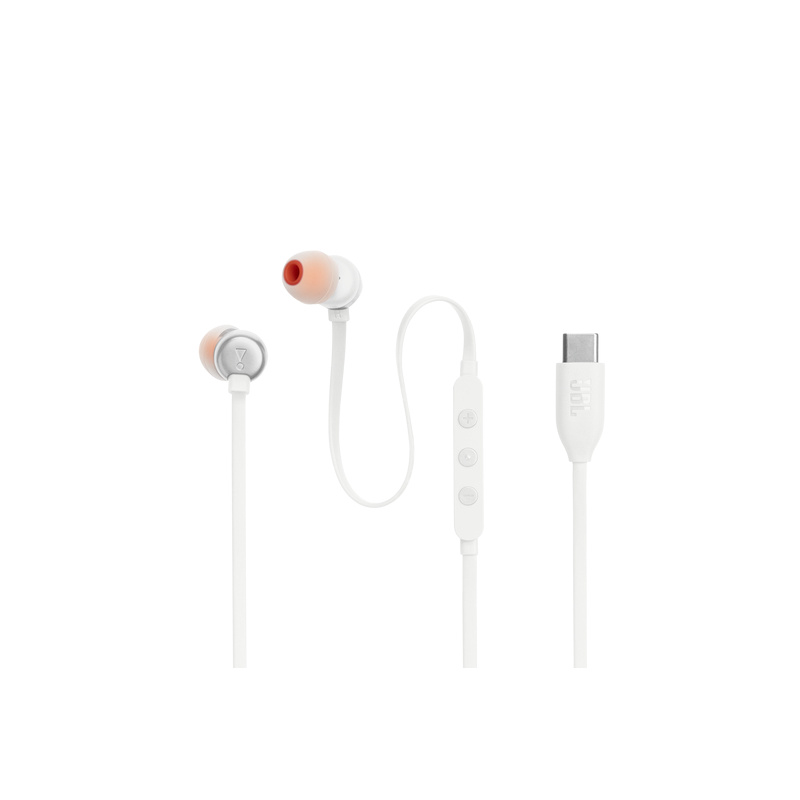 JBL Tune 310C Casque Avec fil Ecouteurs Appels/Musique USB Type-C Blanc