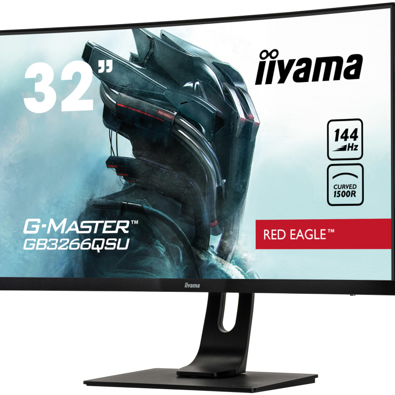 iiyama G-MASTER GB3266QSU-B1 LED display 80 cm (31.5") 2560 x 1440 pixels Quad HD Noir