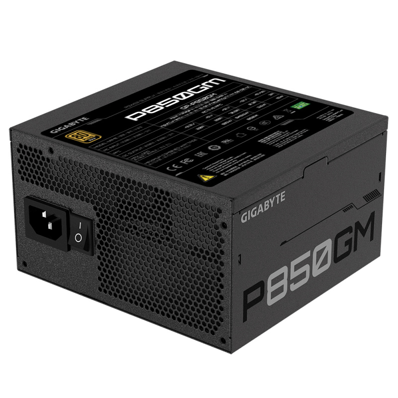 GIGABYTE P850GM unité d'alimentation d'énergie 850 W 20+4 pin ATX ATX Noir