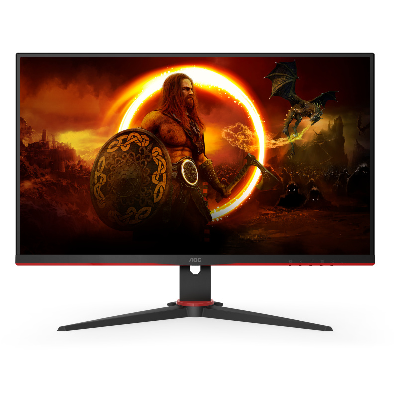 AOC G2 Q27G2E/BK écran plat de PC 68,6 cm (27") 2560 x 1440 pixels Quad HD Noir, Rouge