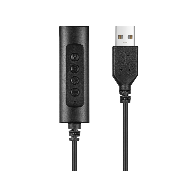 Sandberg 126-21 casque Casques Avec fil Arceau Bureau/Centre d'appels Noir