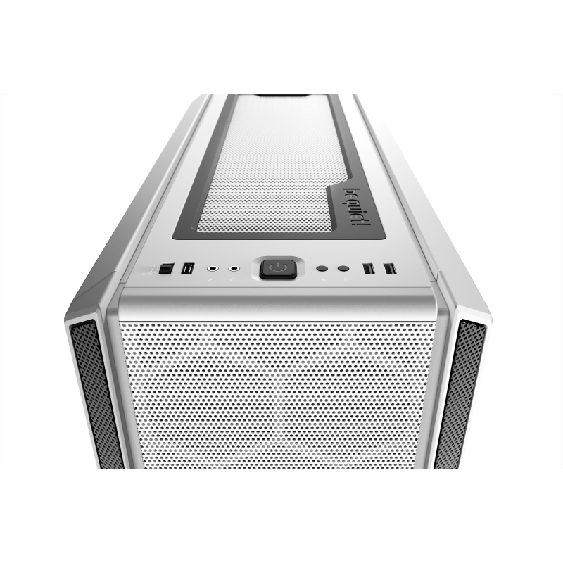 be quiet! Silent Base 802 Blanc | Boîtier PC ARGB vitré, Mini ITX / Micro ATX / ATX / E-ATX, 3 ventilateurs Pure Wings 140 mm
