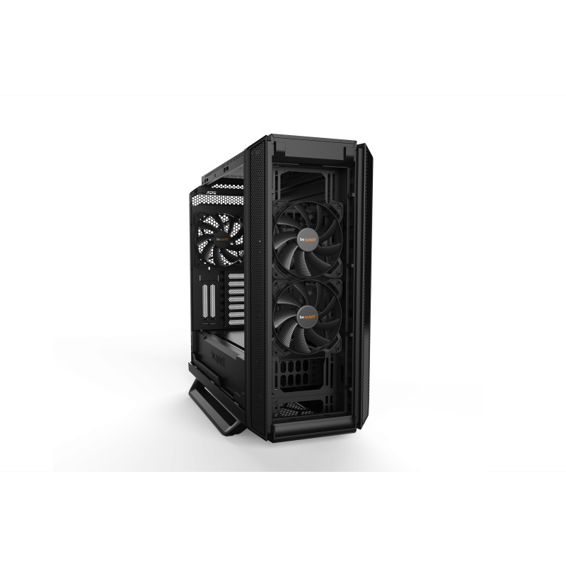 be quiet! Silent Base 802 Noir | Boîtier PC ARGB vitré, Mini ITX / Micro ATX / ATX / E-ATX, 3 ventilateurs Pure Wings 140 mm