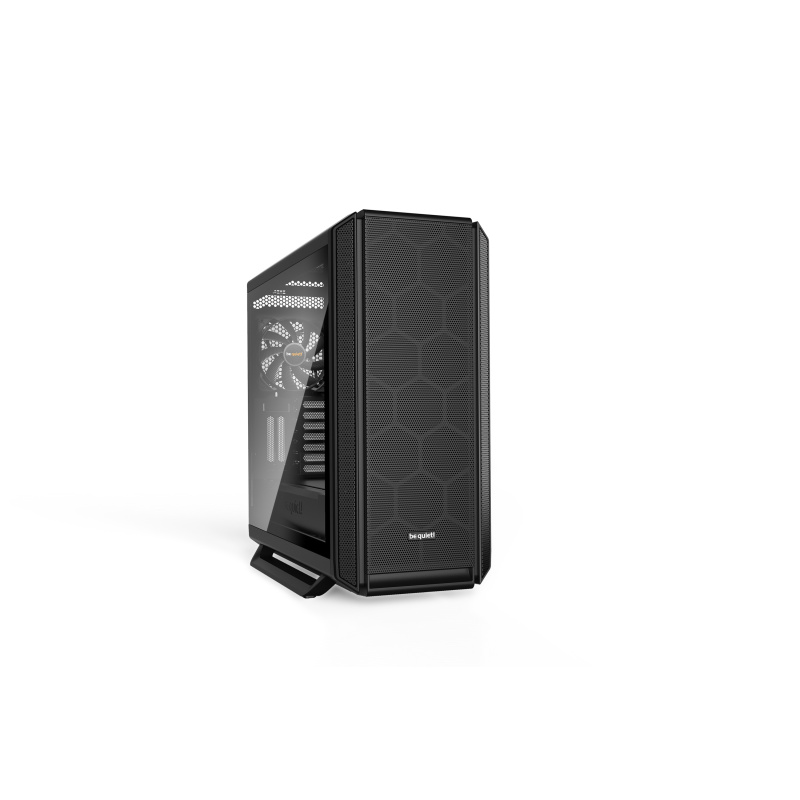 be quiet! Silent Base 802 Noir | Boîtier PC ARGB vitré, Mini ITX / Micro ATX / ATX / E-ATX, 3 ventilateurs Pure Wings 140 mm