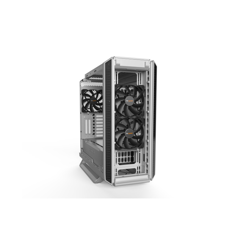 be quiet! Silent Base 802 Blanc | Boîtier PC ARGB vitré, Mini ITX / Micro ATX / ATX / E-ATX, 3 ventilateurs Pure Wings 140 mm