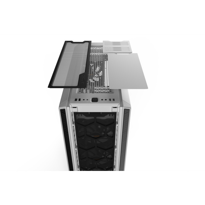be quiet! Silent Base 802 Blanc | Boîtier PC ARGB vitré, Mini ITX / Micro ATX / ATX / E-ATX, 3 ventilateurs Pure Wings 140 mm