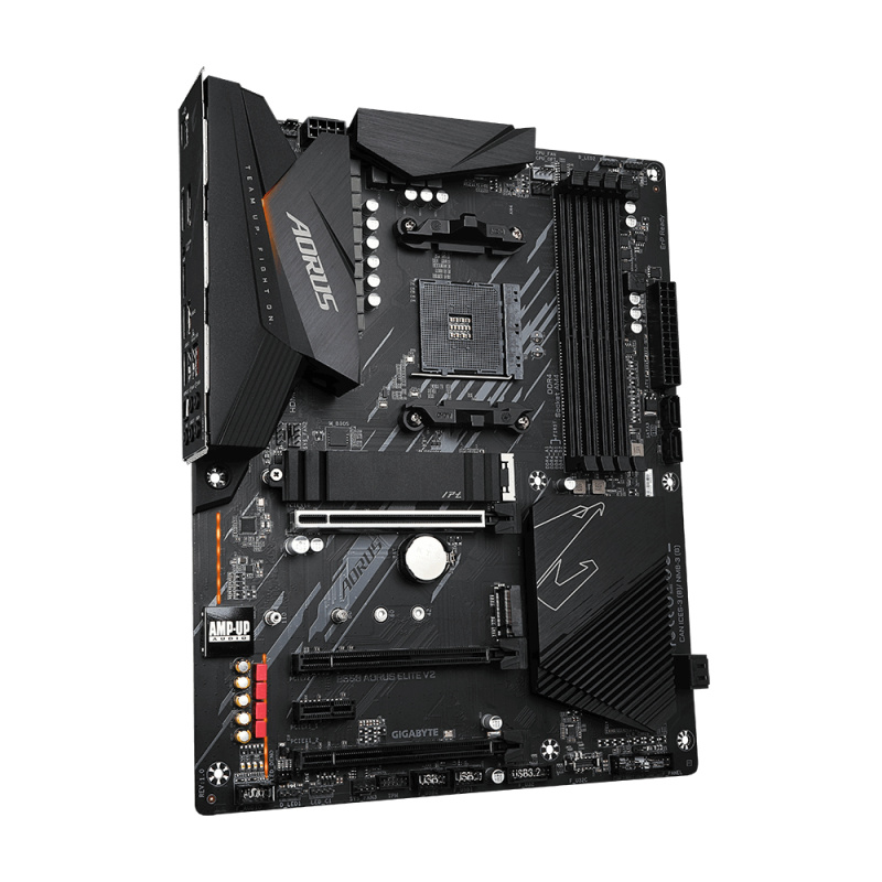 GIGABYTE B550 AORUS ELITE V2 Carte mère - Processeurs AMD Ryzen 5000, VRM 12+2 phases, jusqu'à 4733 MHz DDR4, 1xPCIe 4.0 + 1xPCIe 3.0 M.2, LAN 2.5GbE, USB 3.2 Gen 2