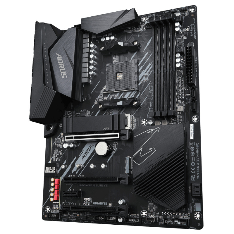 GIGABYTE B550 AORUS ELITE V2 Carte mère - Processeurs AMD Ryzen 5000, VRM 12+2 phases, jusqu'à 4733 MHz DDR4, 1xPCIe 4.0 + 1xPCIe 3.0 M.2, LAN 2.5GbE, USB 3.2 Gen 2