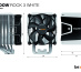be quiet! Shadow Rock 3 White | Ventirad mono tour, noir, socket Intel et AMD