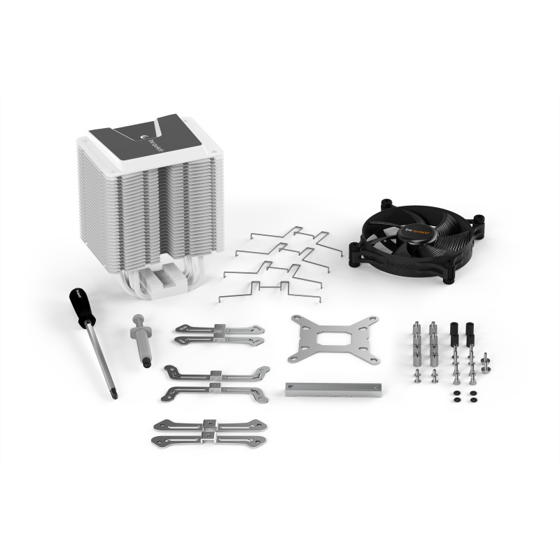 be quiet! Shadow Rock 3 White | Ventirad mono tour, noir, socket Intel et AMD