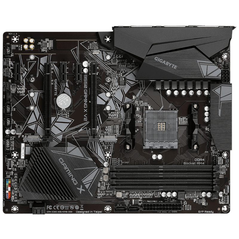 Gigabyte B550 Gaming X V2 AMD B550 Emplacement AM4 ATX