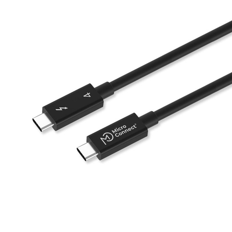 Microconnect TB4010 Câble Thunderbolt 1 m 40 Gbit/s Noir