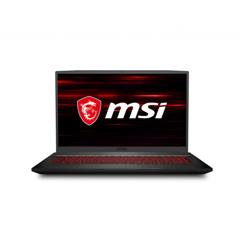 MSI Gaming GF75 10SER-286FR Thin Intel® Core™ i7 i7-10750H Ordinateur portable 43,9 cm (17.3") Full HD 16 Go DDR4-SDRAM 512 Go SSD NVIDIA® GeForce RTX™ 2060 Wi-Fi 6 (802.11ax) Windows 10 Home Noir