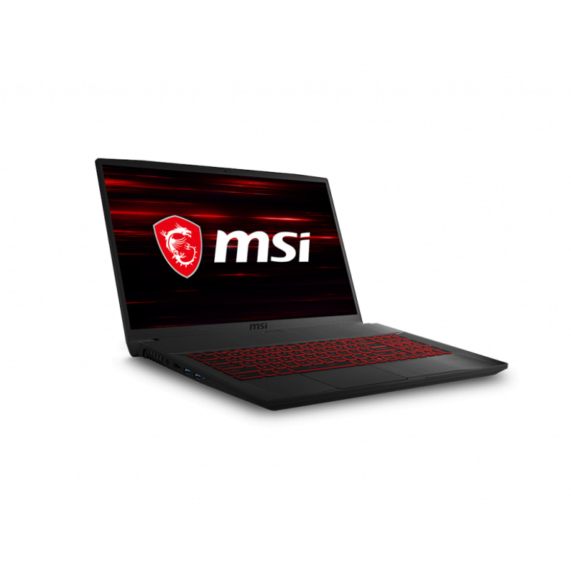 MSI Gaming GF75 10SER-286FR Thin Intel® Core™ i7 i7-10750H Ordinateur portable 43,9 cm (17.3") Full HD 16 Go DDR4-SDRAM 512 Go SSD NVIDIA® GeForce RTX™ 2060 Wi-Fi 6 (802.11ax) Windows 10 Home Noir