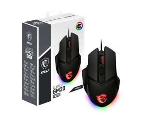 MSI Clutch GM20 Elite souris Droitier USB Type-A Optique 6400 DPI