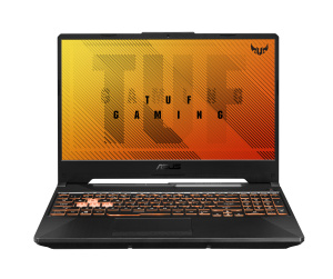 ASUS TUF Gaming F15 TUF506LU-HN201T Intel® Core™ i7 i7-10870H Ordinateur portable 39,6 cm (15.6") Full HD 8 Go DDR4-SDRAM 512 Go SSD NVIDIA® GeForce® GTX 1660 Ti Wi-Fi 6 (802.11ax) Windows 10 Home Noir