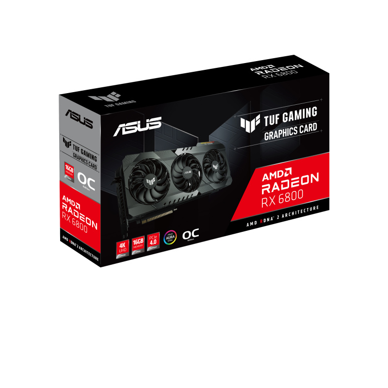 ASUS TUF Gaming TUF-RX6800-O16G-GAMING AMD Radeon RX 6800 16 Go GDDR6