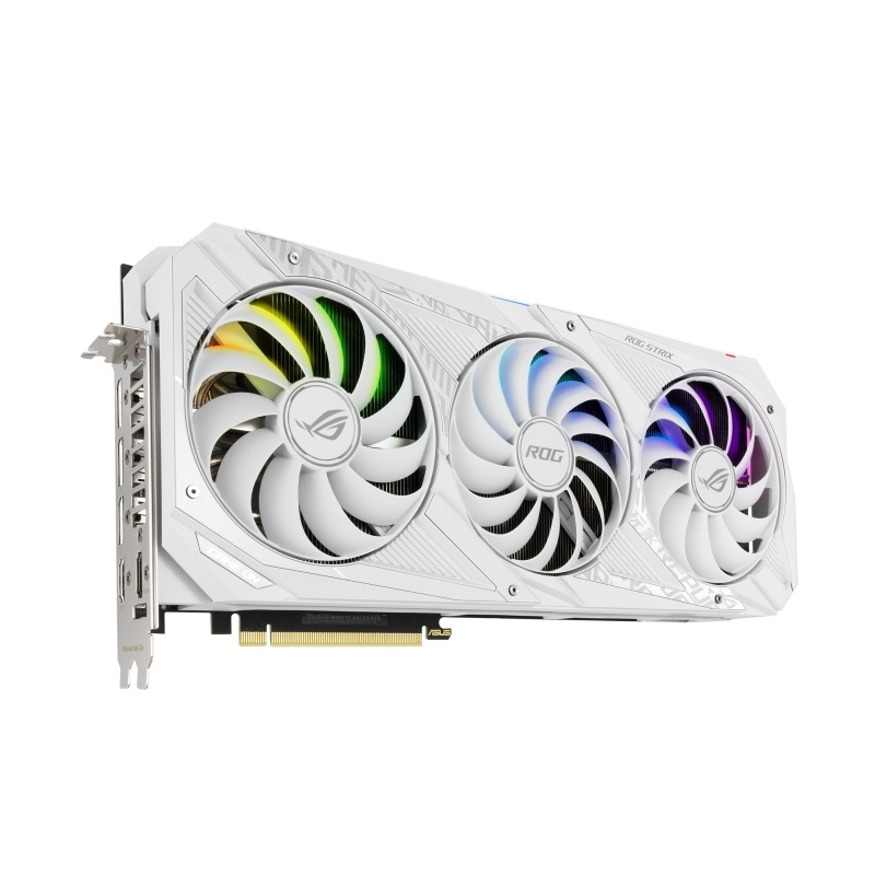 ASUS ROG -STRIX-RTX3080-O10G-WHITE NVIDIA GeForce RTX 3080 10 Go GDDR6X