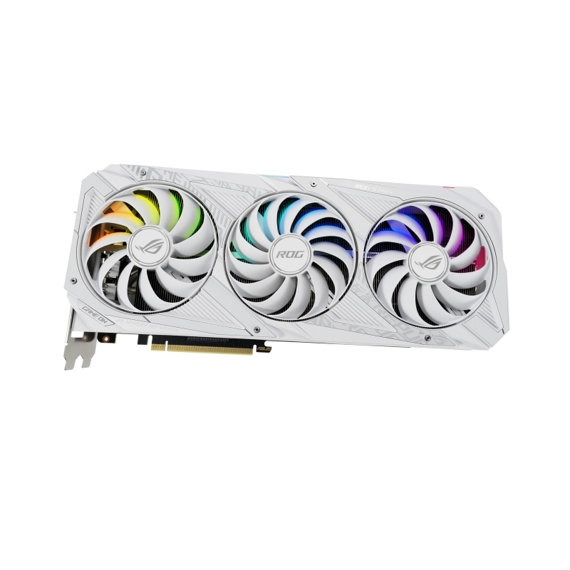 ASUS ROG -STRIX-RTX3080-O10G-WHITE NVIDIA GeForce RTX 3080 10 Go GDDR6X