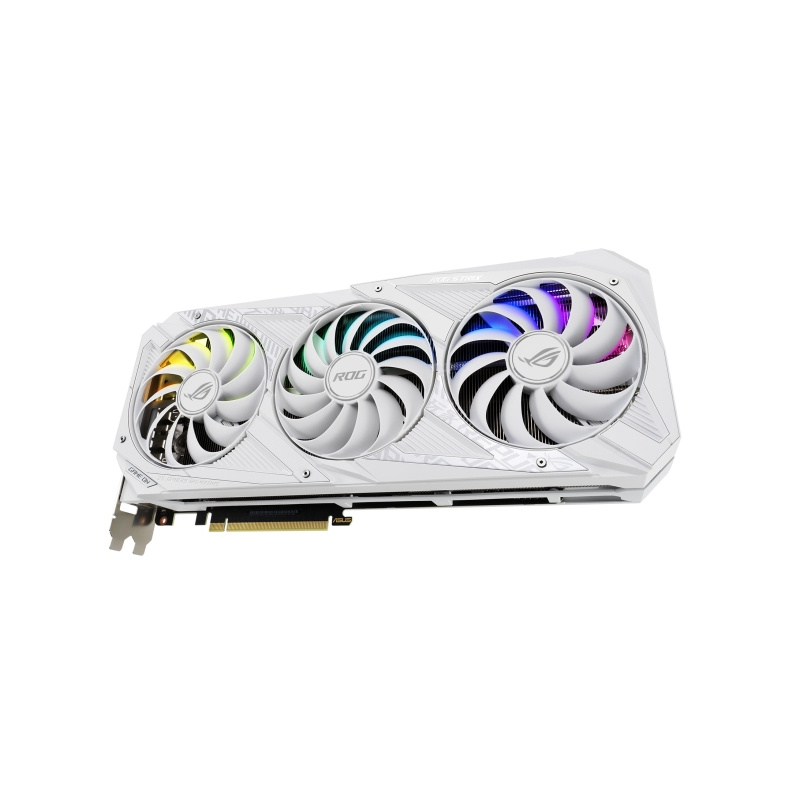 ASUS ROG -STRIX-RTX3080-O10G-WHITE NVIDIA GeForce RTX 3080 10 Go GDDR6X