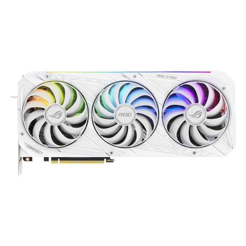 ASUS ROG -STRIX-RTX3080-O10G-WHITE NVIDIA GeForce RTX 3080 10 Go GDDR6X