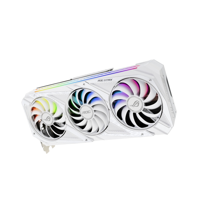 ASUS ROG -STRIX-RTX3080-O10G-WHITE NVIDIA GeForce RTX 3080 10 Go GDDR6X