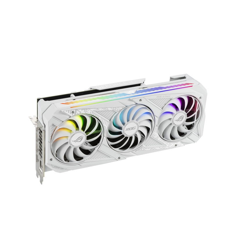 ASUS ROG -STRIX-RTX3080-O10G-WHITE NVIDIA GeForce RTX 3080 10 Go GDDR6X