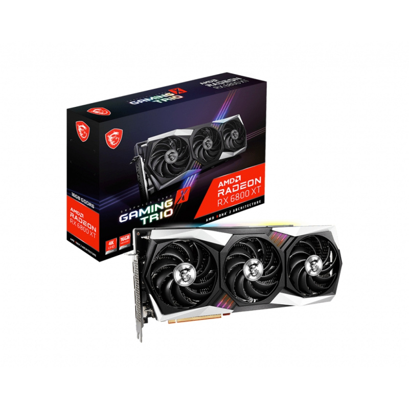 MSI GAMING Radeon RX 6800 XT X TRIO 16G AMD 16 Go GDDR6