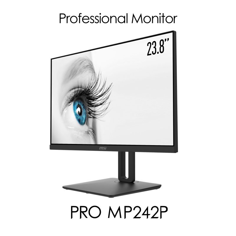 MSI Pro MP242P écran plat de PC 60,5 cm (23.8") 1920 x 1080 pixels Full HD LED Noir