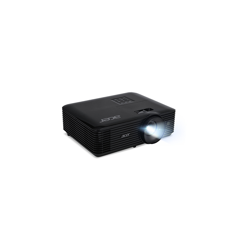 Acer Essential X1128H vidéo-projecteur Projecteur à focale standard 4500 ANSI lumens DLP SVGA (800x600) Compatibilité 3D Noir