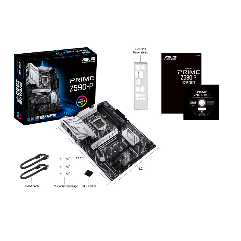 ASUS PRIME Z590-P Intel Z590 LGA 1200 (Socket H5) ATX