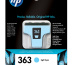 HP Cartucho de tinta cian 363 con tinta Vivera cartouche d'encre 1 pièce(s) Original Rendement standard Cyan clair