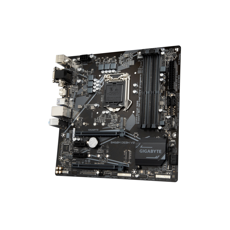 GIGABYTE B460M DS3H V2 carte mère Intel B460 LGA 1200 (Socket H5) micro ATX