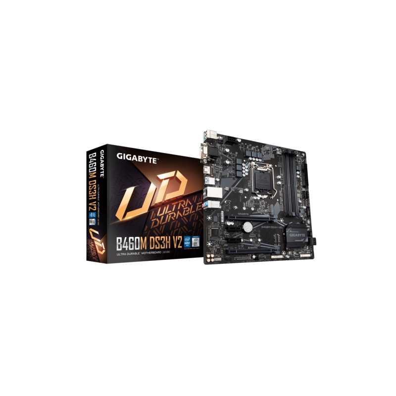 GIGABYTE B460M DS3H V2 carte mère Intel B460 LGA 1200 (Socket H5) micro ATX