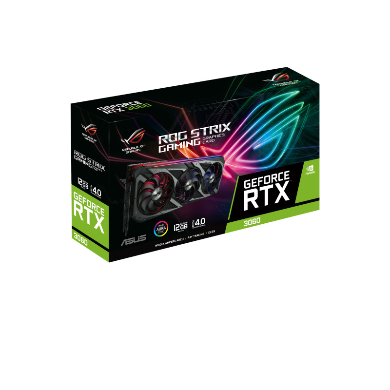 ASUS ROG -STRIX-RTX3060-12G-GAMING NVIDIA GeForce RTX 3060 12 Go GDDR6
