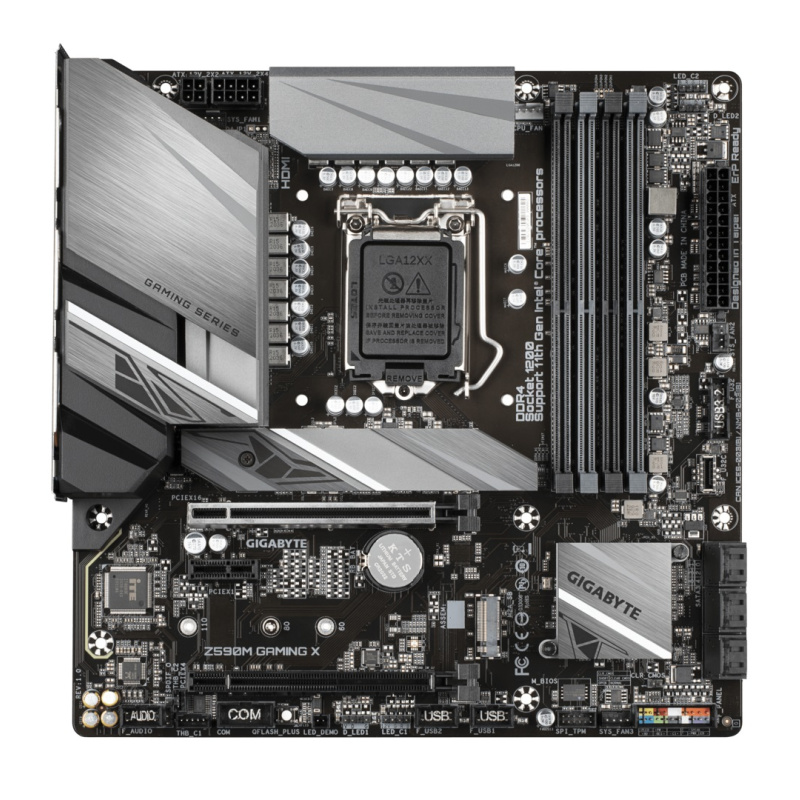 GIGABYTE Z590M GAMING X carte mère Intel Z590 LGA 1200 (Socket H5) micro ATX