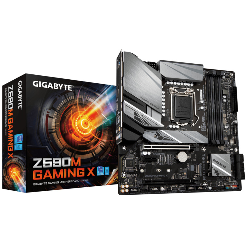 GIGABYTE Z590M GAMING X carte mère Intel Z590 LGA 1200 (Socket H5) micro ATX
