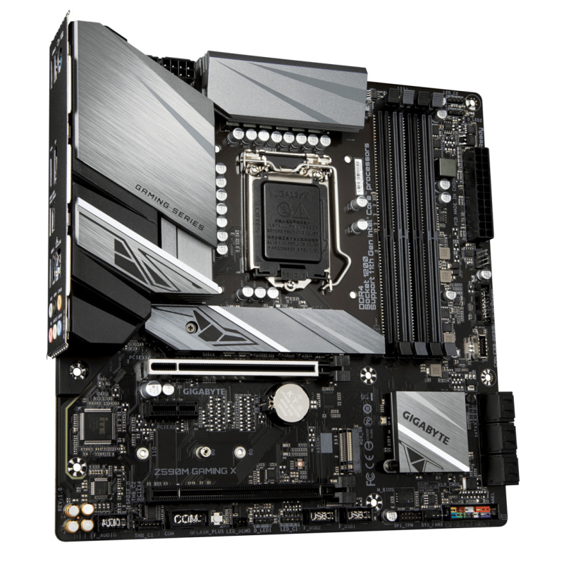 GIGABYTE Z590M GAMING X carte mère Intel Z590 LGA 1200 (Socket H5) micro ATX