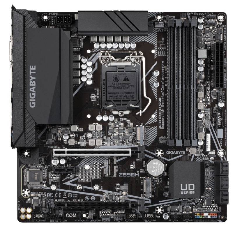 GIGABYTE Z590M carte mère Intel Z590 LGA 1200 (Socket H5) micro ATX