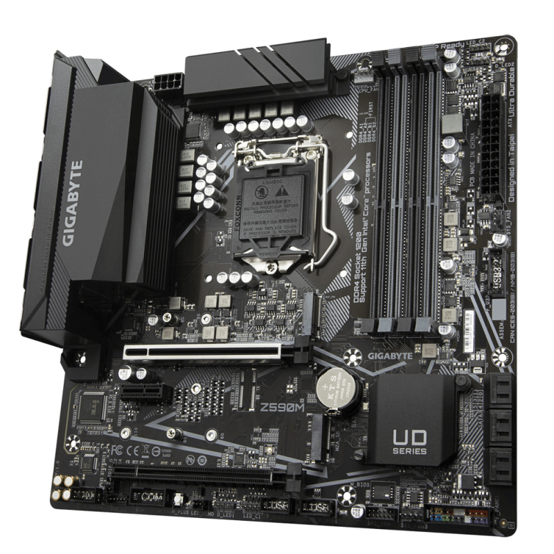 GIGABYTE Z590M carte mère Intel Z590 LGA 1200 (Socket H5) micro ATX