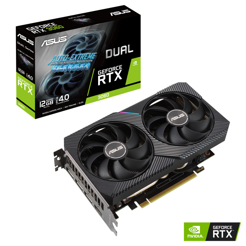 ASUS Dual -RTX3060-12G NVIDIA GeForce RTX 3060 12 Go GDDR6