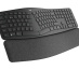 Logitech Ergo K860 clavier Bureau RF sans fil + Bluetooth Français Graphite